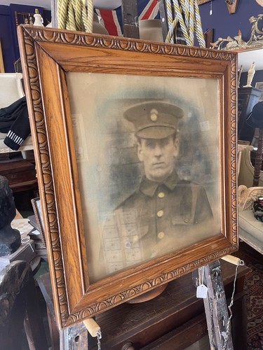 First world war - oak, framed