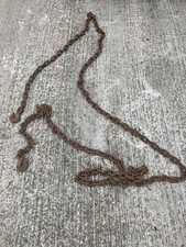 Iron Hook Farm Chain Vintage Old Used Large Heavy Industrial