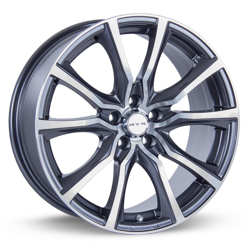 18x8 gunmetal alloy wheel - gunmetal, rim