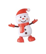 Dancing Snowman Robot Toy: Musical and Rotating Christmas Décor Rotating Toy