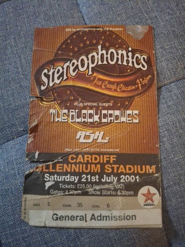 Stereophonics ash cardiff - stereophonics,