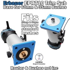 Erbauer EPR710 Trim router sub-base for  use with 60mm & 35mm bushes - INC P&P