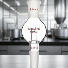 Laboratory Rotary Evaporator Bump Trap 29/42 Outer 24/40 Inner Joint 100 ml