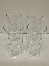 Four (4) Promotional PEPSI MAX Clear Glass Drinking Glasses - 450 ml capacity 