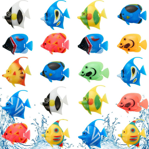 20pcs artificial moving fish - artificial,