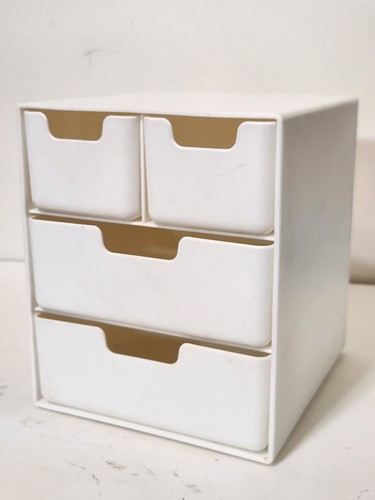 White drawer compact - drawer,
