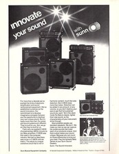 vtg 1970s SUNN AMPLIFIER