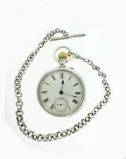 Silver Open Face Pocket Watch