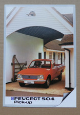 Peugeot 504 Pick-up UK market