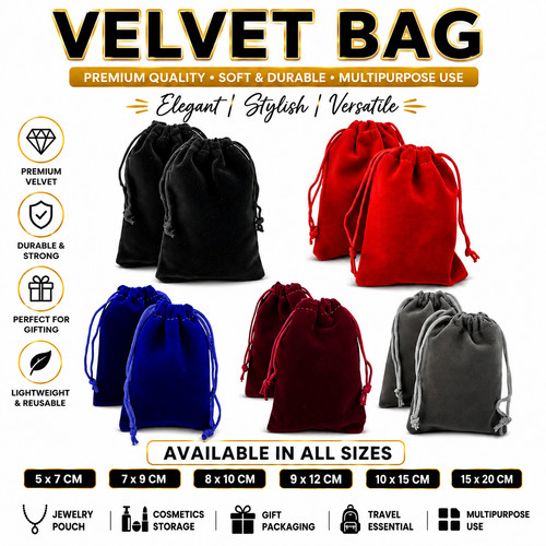 5pcs soft velvet - 5pcs,