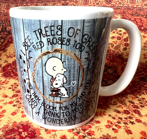 Tea coffee mug snoopy - coffee,