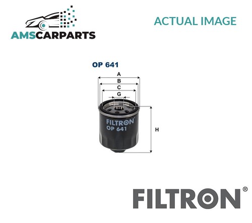 Engine oil filter 641 - op,