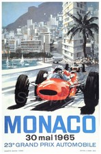 VINTAGE 1965 MONACO GRAND PRIX