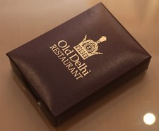 Old Delhi Restaurant stationary notes business cards box 11 x 16 x 3 cm