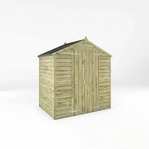 4x6 wooden garden shed - 4x6, overlap