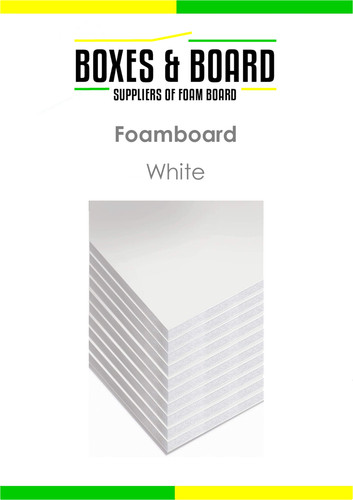 White 5mm foamboard - x,