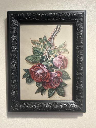 Antique 1885 original - original, gouache