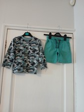 Boy's Green Shorts From M&S +