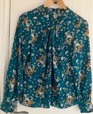 TU LADIES TEAL BLUE BLOUSE