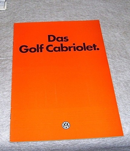 Volkswagen das golf cabriolet - volkswagen,