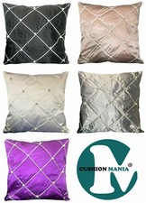 Chesterfield Faux Silk Cushion