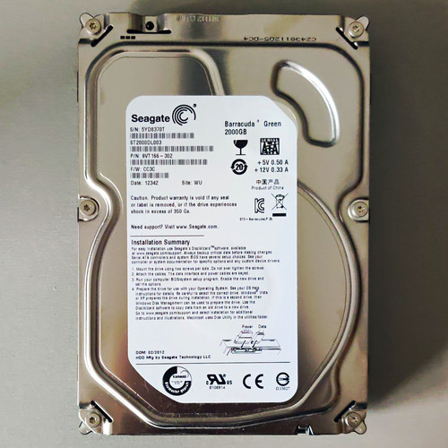 Seagate barracuda green 2tb - green,