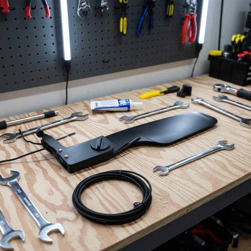 Kayak rudder assembly matte - kayak,