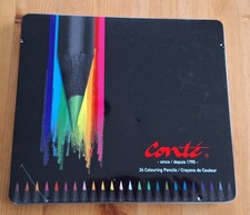 24 BIC Conte Colouring Pencils