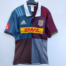 Harlequins 2016 - 2017 Adidas 150th Anniversary Home Rugby Shirt | Men's Medium