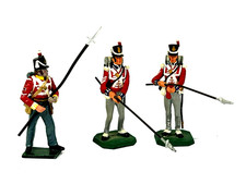 Tradition & Rose Miniatures Toy Soldier Bundle Napoleonic British Infantry Pike