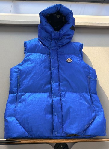 Moncler blue lawu gilet - moncler,