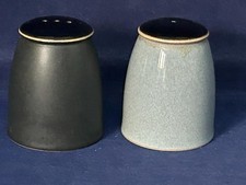 DENBY JET SALT & PEPPER POTS -