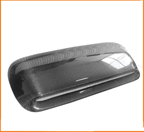 Carbon fiber hood scoop vent - carbon,