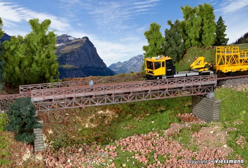 Single track steel truss