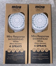 2 X Mira Response 4-spray Shower Head Handset 2.1605.103 - EBAYS CHEAPEST £33