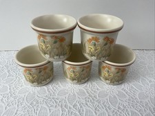 Marks & Spencer M&S Field Flowers 5 x Egg Cups Superb Condition