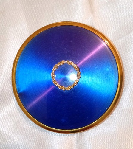 Vintage enameled powder - vintage,