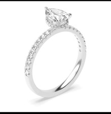 Lab created Diamond engagement