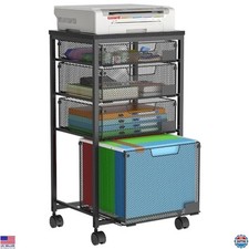 Rolling File Cart with 4