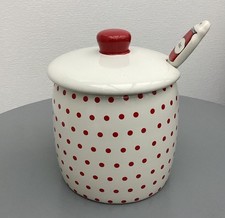 Jam Preserve Pot With Lid +