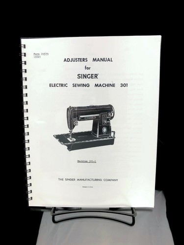 Singer 301 adjusters manual - singer,
