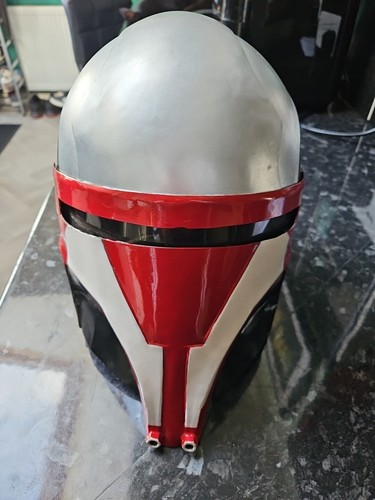 Mandalorian helmet metal - mandalorian,
