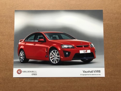 Vauxhall vxr8 press photograph - vauxhall,