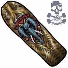 POWELL PERALTA Mike Vallely Elephant Skateboard Deck - Gold Foil - BONES BRIGADE