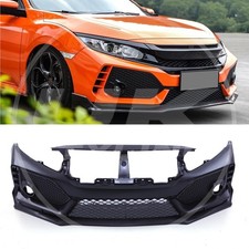 PRIMED FRONT BUMPER TYPE R FK8 STYLE CONVERSION FOR HONDA CIVIC MK10 FK 16-21
