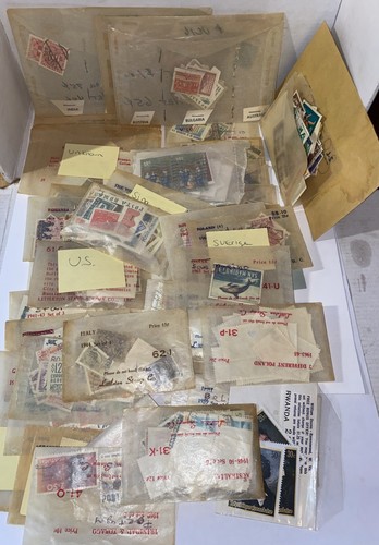 Vintage foreign stamp - foreign, lot