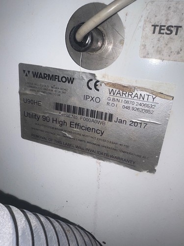 Warmflow oil boiler utility - oil,