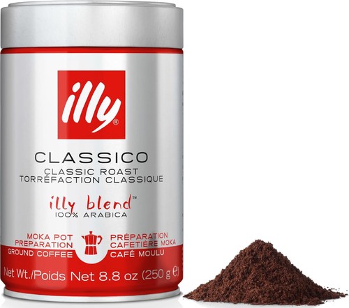 Illy classico ground coffee - illy,
