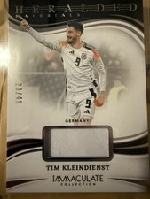 Tim Kleindienst Patch /49 Heralded Materials  Immaculate