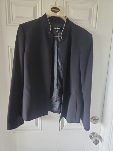 Black kasper blazer with - black,